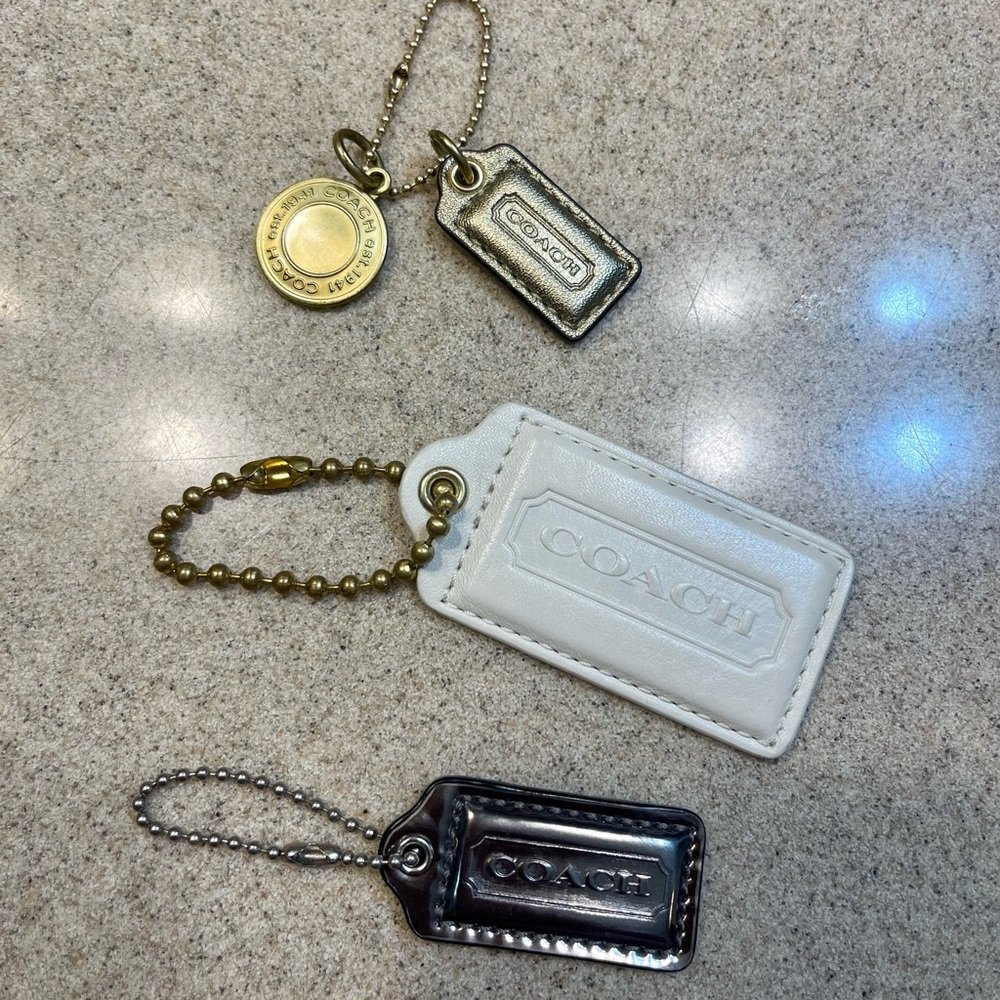 Coach Hangtags- lot of 3